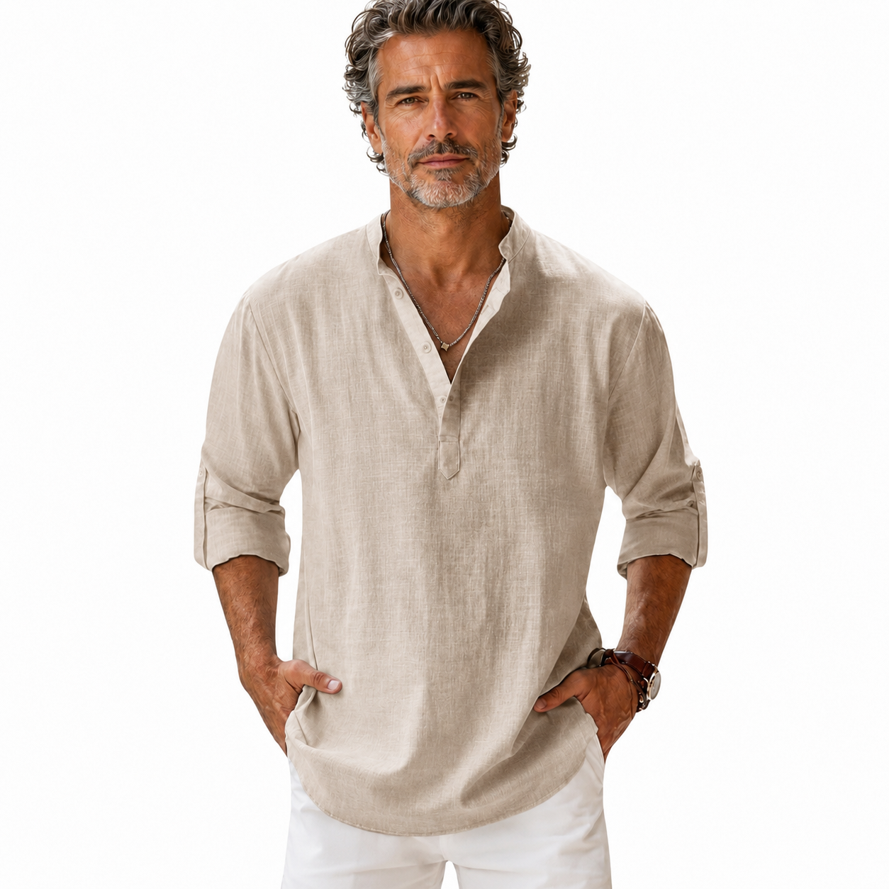 Camicia Riviera Uomo Eleganza Estiva