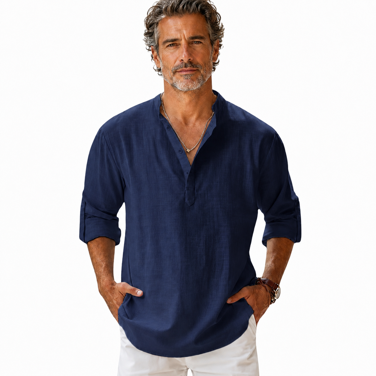 Camicia Riviera Uomo Eleganza Estiva