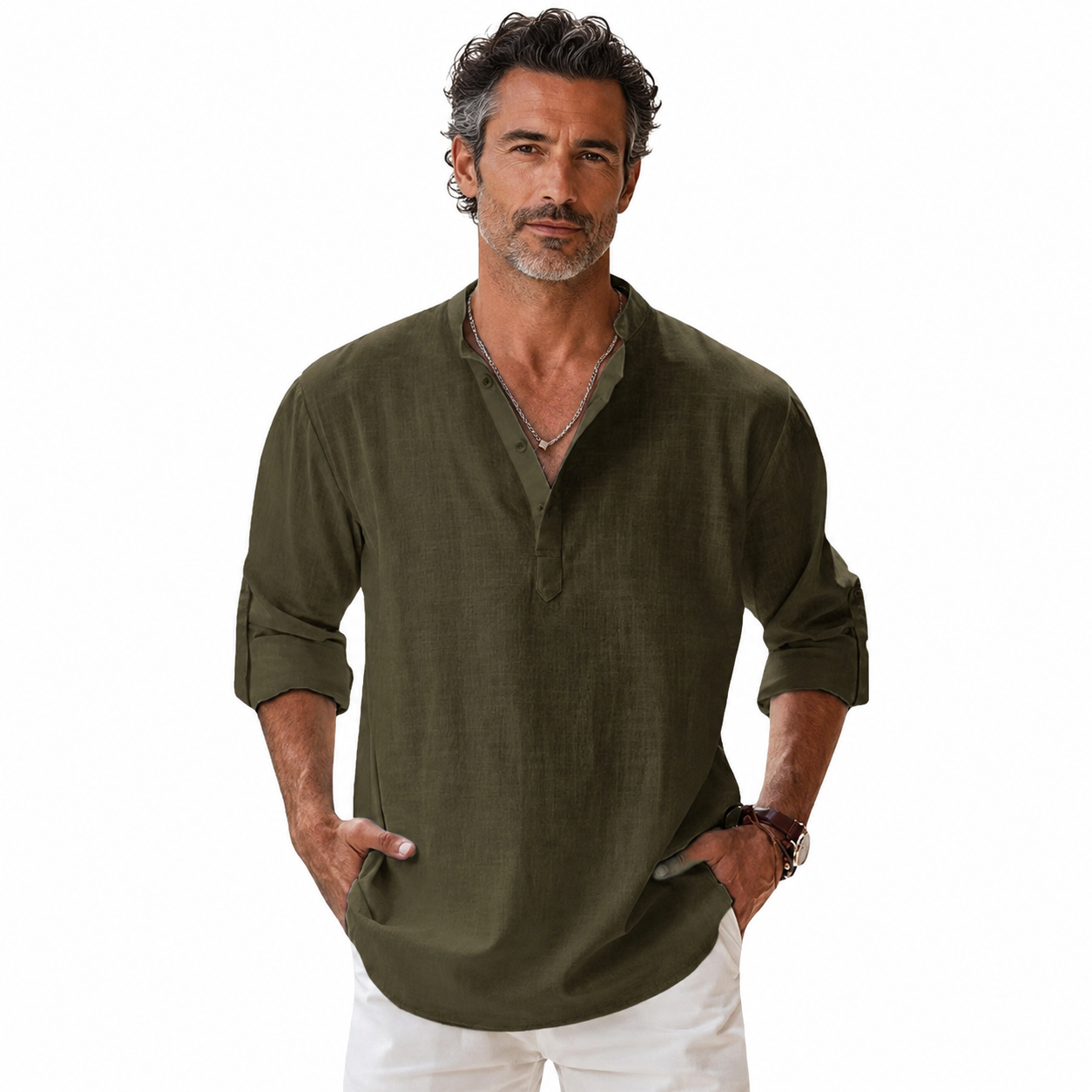 Camicia Riviera Uomo Eleganza Estiva