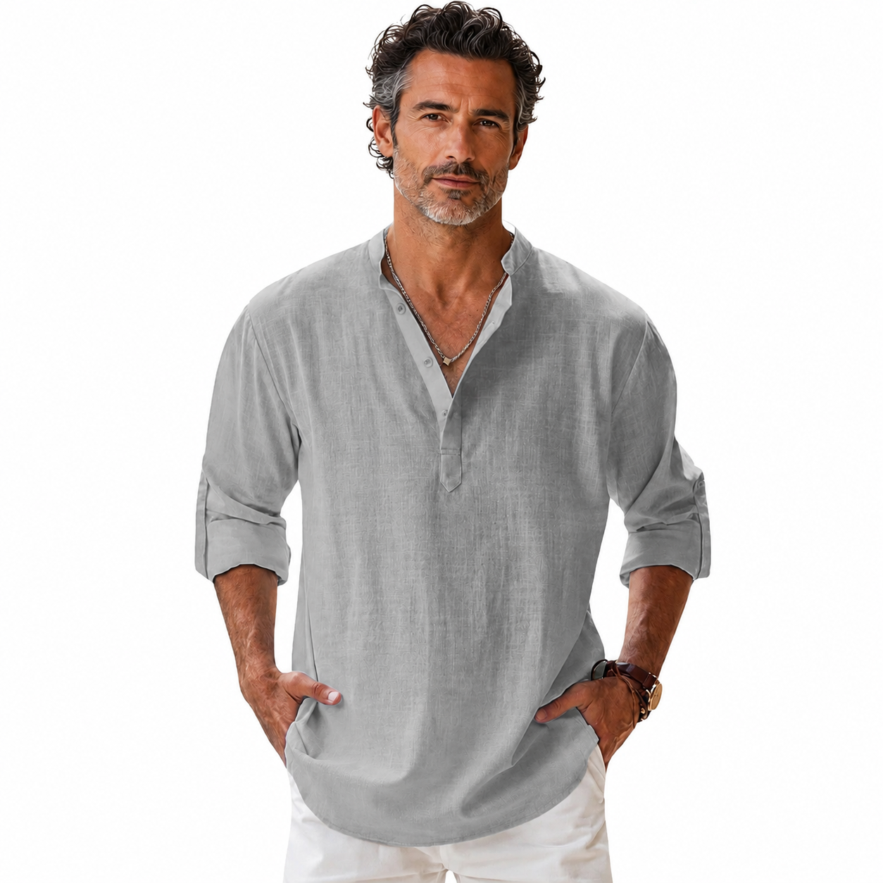 Camicia Riviera Uomo Eleganza Estiva