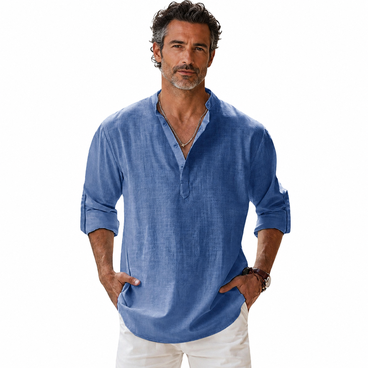 Camicia Riviera Uomo Eleganza Estiva