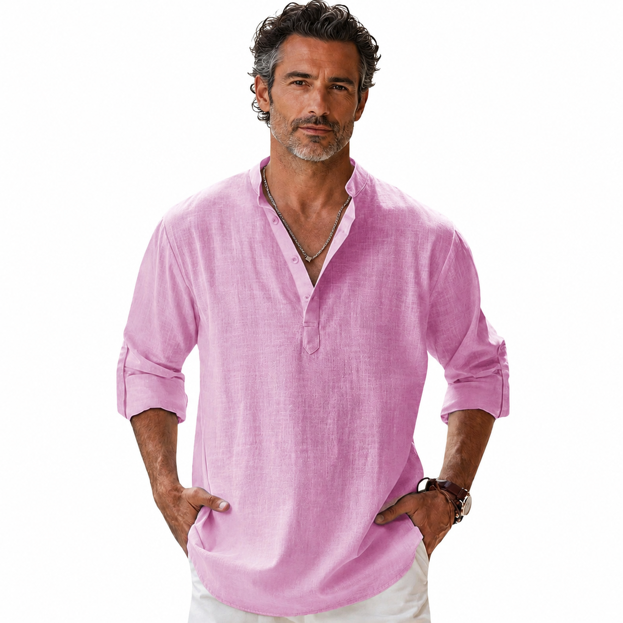 Camicia Riviera Uomo Eleganza Estiva