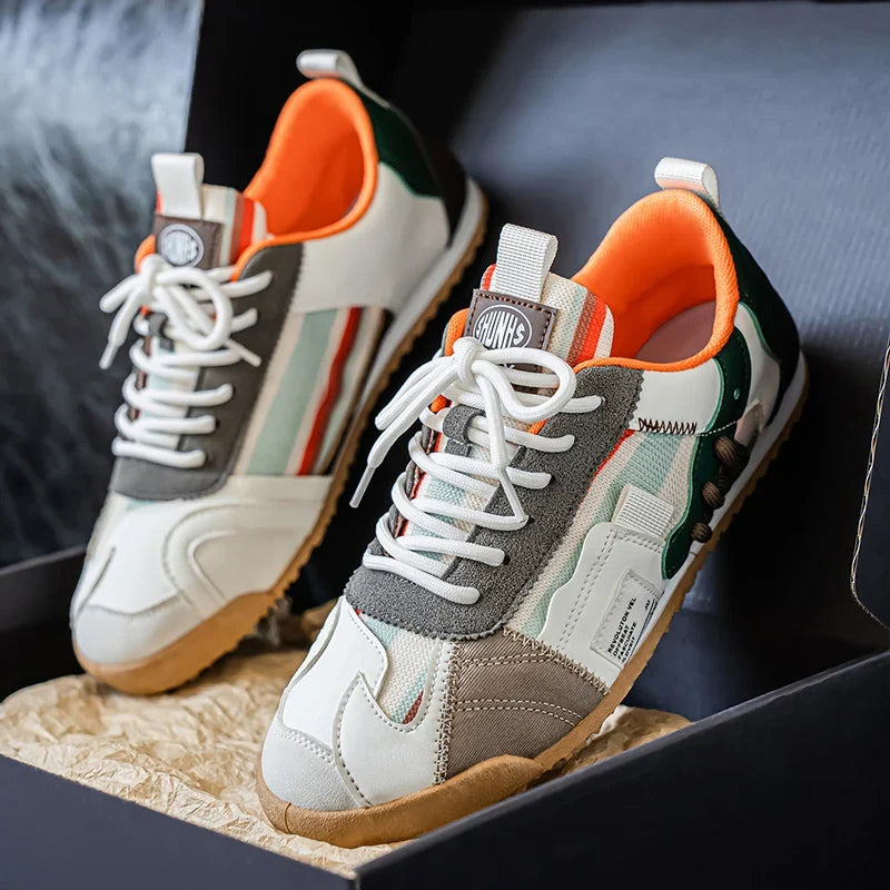 Gino | Sneakers rétro da uomo con dettagli color block